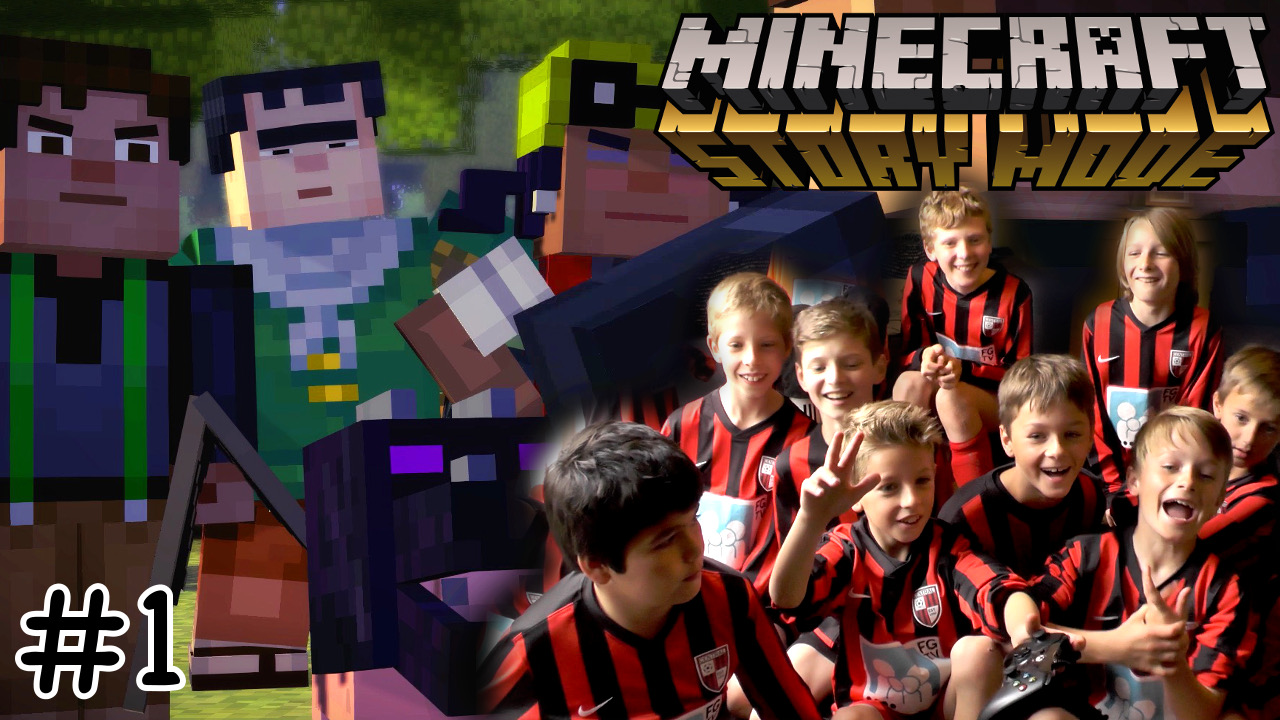 Featured Image for Minecraft Story Mode Episode 1 - Tested by Boys Football Team 