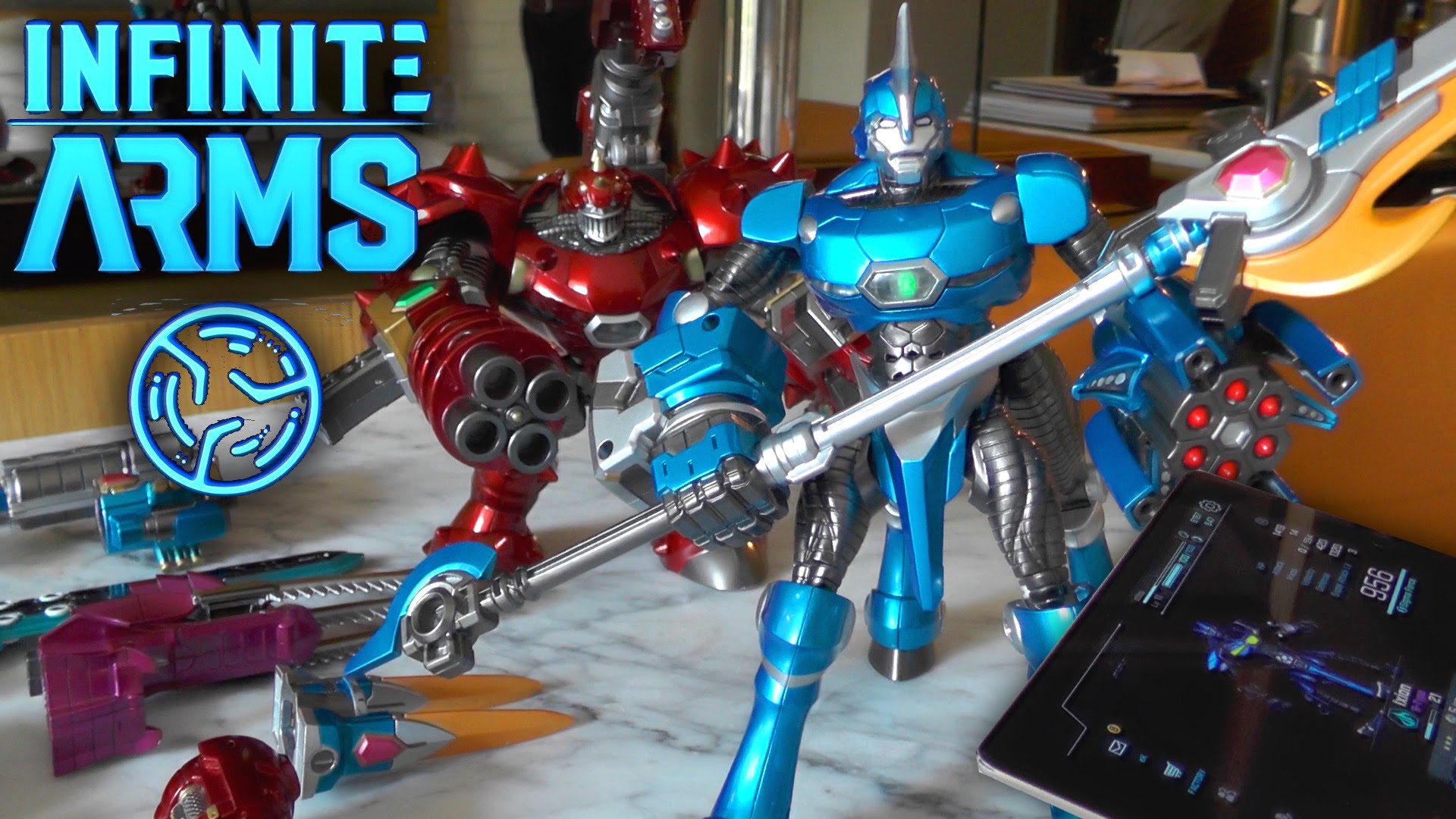 Featured Image for Infinite Arms combines toy robots and a tablet game  